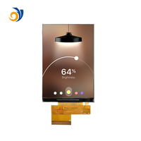 Écran HVGA 3,5 pouces 320*480 rés. Écran LCD TFT couleur de type vertical avec panneau tactile capacitif Pcap, traitement CTP personnalisé AR/AG/AF UR
