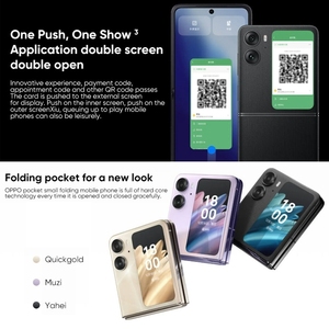 ของแท้สมาร์ทโฟน Oppo Find N2 Flip ปลดล็อกด้วยใบหน้าโทรศัพท์มือถือ8นิ้วและ3.26นิ้วหน้าจอ5G ขายดี - Product Image 5