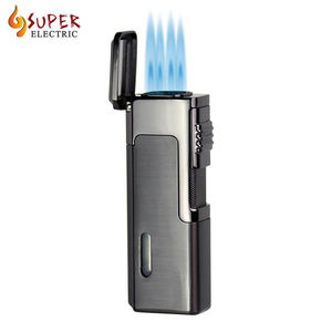 Encendedor de Gas Recargable de Metal, Diseño 2019, para Cigarrillos y Cigarros - Product Image 1
