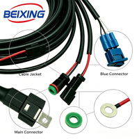 L'usine BeiXing se spécialise dans les faisceaux de câbles pour phares de voiture avec isolation en PVC, noyau en cuivre, protection IP67, service OEM/ODM