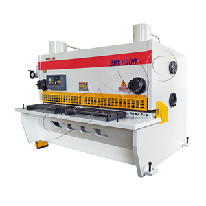 Machine de découpe à guillotine hydraulique certifiée CE avec moteur de pompe pour la découpe de plaques d'acier de 0,5 à 40 mm |   <span class=keywords><strong>11</strong></span> kW Semi-automatique - Product Image 2