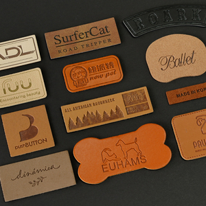 Bán buôn tùy chỉnh cá nhân nhận dạng nhãn là thích hợp cho tùy chỉnh quần jean mũ túi với thấp moq da nhãn - Product Image 2