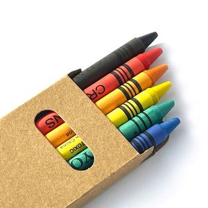 Ensemble de crayons promotionnels 4/6/8 couleurs, crayons pour enfants, logo et emballages personnalisés comme cadeaux pour enfants - Product Image 4