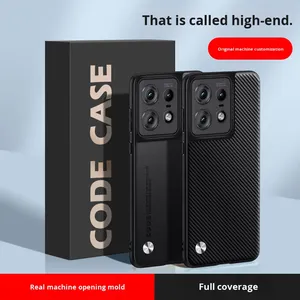 Étui de protection anti-traces de doigts en cuir PU et PC uni, neuf, pour Motorola <span class=keywords><strong>Edge</strong></span> 60 Pro G100 G86 et <span class=keywords><strong>Moto</strong></span> <span class=keywords><strong>Edge</strong></span> 70 - Product Image 3