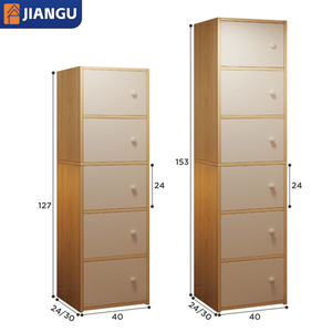 Commode simple et moderne avec tiroirs, armoire à panneaux, armoire à seau pour la <span class=keywords><strong>chambre</strong></span> à coucher, armoire murale pour le salon, <span class=keywords><strong>rangement</strong></span> au bout du lit - Product Image 5