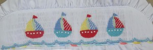 Traje de verano de una pieza sin mangas para bebés, con estampado de velero y burbujas, a cuadros coloridos - Product Image 6