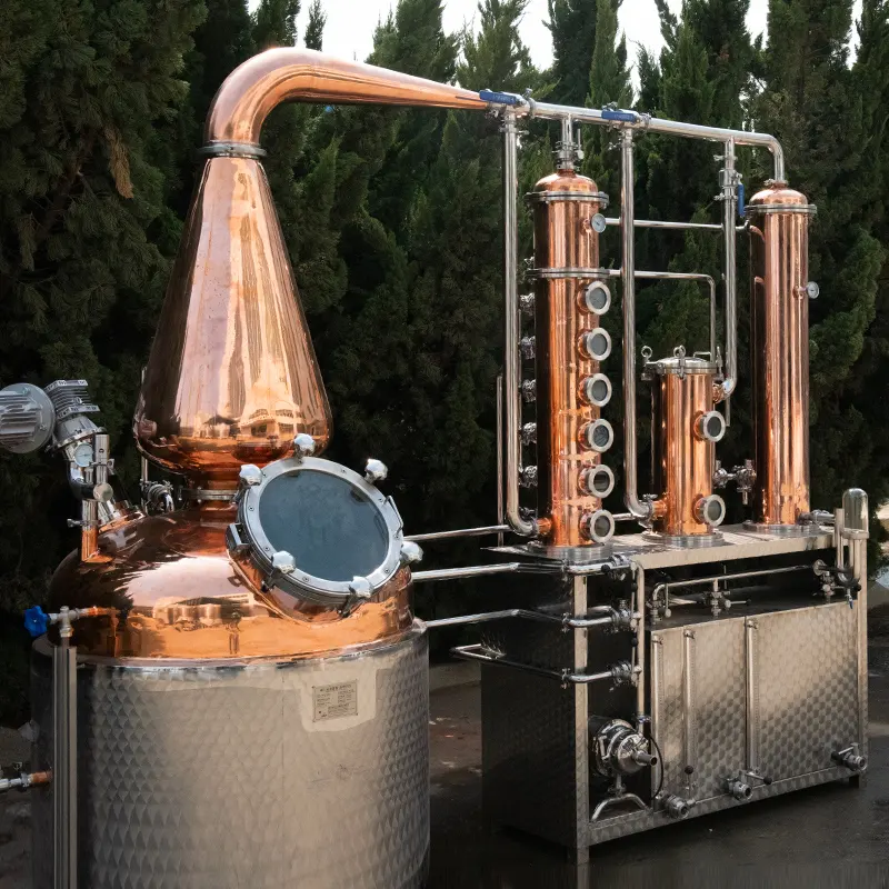 Équipement de distillerie de 500 litres d'alcool Tequila gin