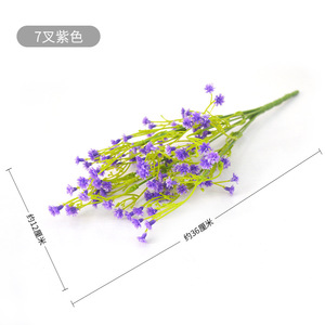 Fleur artificielle Gypsophile (Souffle de bébé) blanche, toucher réel, pour décoration de mariage - Product Image 4