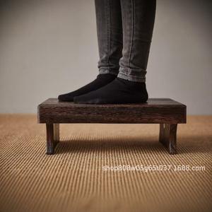 เก้าอี้เด็กไม้เนื้อแข็ง LY-25726 สีเรโทร พับเก็บได้ พกพาสะดวก ใช้ในบ้าน ใช้ข้างเตียง สำหรับเด็ก ผู้ใหญ่ ผู้สูงอายุ - Product Image 2