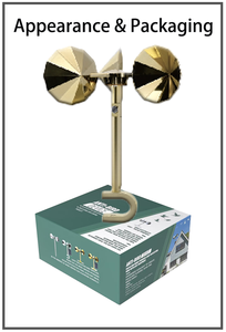 Oferta Especial: Dispositivo Sólido Repelente de Aves, Ahuyentador de Aves para Barcos y Estanques, Sistema de Señuelos para Palomas, Eficaz para Ahuyentar Aves (Tipo Arroz) - Product Image 3
