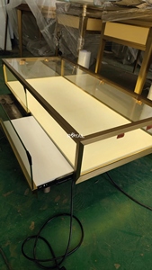 Trang sức showroom ý tưởng thiết kế truy cập hàng đầu hiển thị Showcase với đèn và ổ khóa cho hiển thị thương mại - Product Image 3