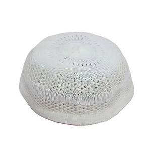 2023 New Design Fully Embroidered Adult Worship Islamic Men's Outdoor Prayer Felt <b>Hat</b> - Product Image 1