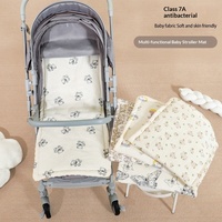 Forro Suave 3D de Minky con Puntos para Cochecito de Bebé, Cojín Reversible de Algodón Crepé para Bebés, Almohadilla Universal para Asiento de Coche, Fabricación Personalizada OEM