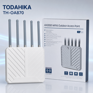 TODAHIKA TH-AX3000 AX3000 จุดเชื่อมต่ออินเทอร์เน็ตไร้สายแบบ Dual Band WiFi <span class=keywords><strong>6</strong></span> สำหรับภายนอกอาคาร เสาอากาศภายนอก 5x 8dBi ครอบคลุมพื้นที่เปิดโล่ง 1 กิโลเมตร รองรับผู้ใช้ <span class=keywords><strong>200</strong></span> คน รองรับ PoE - Product Image 2