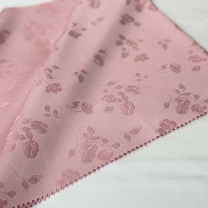 꽃 Patetrn 자카드 디자인 사용자 정의 색상 새틴 스트레치 실크 폴리 에스터 새틴 원단 드레스 - Product Image 4