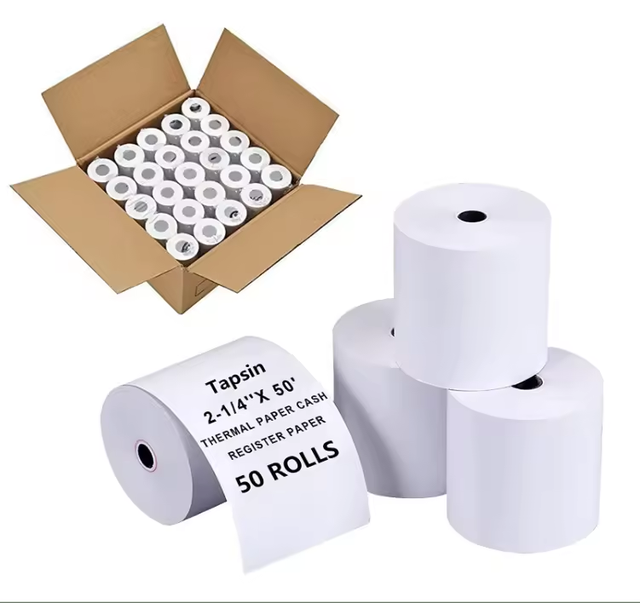 BPA FREE Best Quality Paper Thermal Cash Register Paper Rolls Made in China for POS Systems