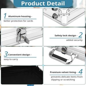 Étui de rangement pour cartes à collectionner en plastique transparent personnalisé FX, avec protection durable pour cartes à collectionner - Product Image 5