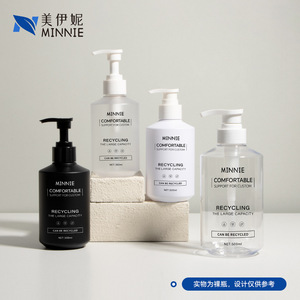 Minnie Comfortable 300ml <b>Pump</b> <b>Bottle</b> Recycling Large Capacity For Soap Lotion Shower Gel - Product Image 3