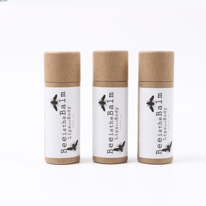 หลอดกระดาษคราฟท์แบบกดขึ้นได้ ย่อยสลายได้ทางชีวภาพ สำหรับบรรจุภัณฑ์เครื่องสำอางบาล์มแบบแท่ง - Product Image 2