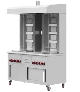 Máquina de parrilla de kebab eléctrica profesional, <span class=keywords><strong>pincho</strong></span> de kebab automático y máquina de asar con capucha para bistec - Product Image 6