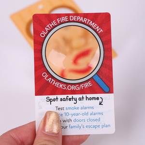 बहु-समारोह कस्टम लोगो व्यापार उपहार के लिए ग्लास 3x जेब मैग्निफायर कार्ड - Product Image 6