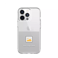 Étui de téléphone personnalisé résistant aux chocs, vente en gros, étui Transparent en TPU pour iPhone 13 Pro