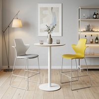 Tabouret de bar contemporain et coloré, robuste, en acier, 150 kg, pour usage commercial, respectueux de l'environnement, nouveau mobilier de bar