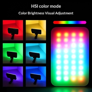 <span class=keywords><strong>Lampe</strong></span> de poche RVB multicolore pour conférences vidéo, téléphone portable, <span class=keywords><strong>selfie</strong></span> en direct, batterie rechargeable - Product Image 5