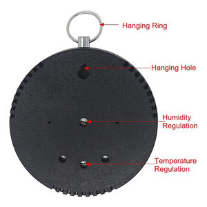 Termômetro e Higrômetro Mecânico para Ambientes Internos, Medidor de Temperatura e Umidade Sem Bateria para Casa, Estufa e Armazém - Product Image 4