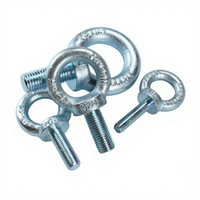 Tornillos de Ojo de Gato de Acero Inoxidable 304 al por Mayor de Fábrica, Cabeza Plana, Estándar ISO, Acabado en Zinc, Rosca M12, Clase 10, Arandelas y Tuercas