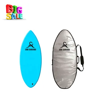 SHX Made In China Texalium Fiberglass Surface Skim Board Include Skimboard Bag