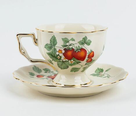 white coffee cup set