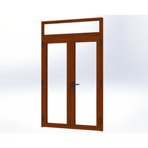 Système de fenêtres et de portes battantes en aluminium série GM 65, série 6000, 6063 T5, revêtement poudré haute qualité - Product Image 2