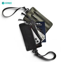 Dompet Passport COTECi Anti-RFID Tahan Air, Organizer Kartu, Aksesoris Perjalanan, Dompet Perjalanan