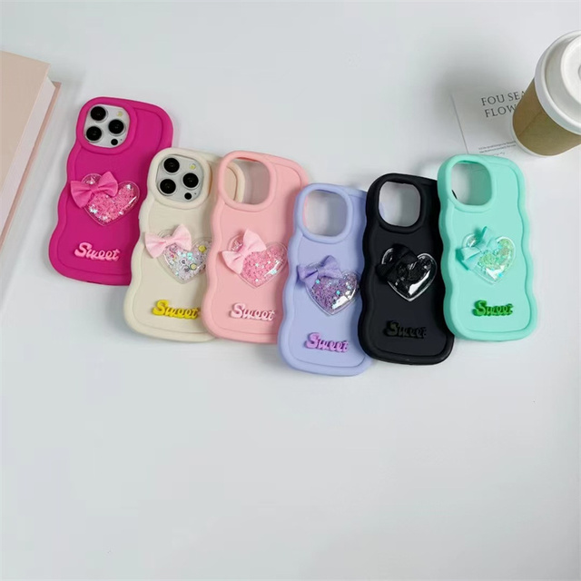 Bowknot Heart Phone Case,Shockproof Anti-Scratch Soft TPU Cover with Anti-Fingerprint Cover for Samsung Galaxy S26/S26 Plus/S25