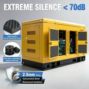 Generadores Diésel Perkins Weichai Yuchai de 30kVA, 50kVA, 80kVA, 100kVA, 150kVA, Precio del Conjunto de 25kVA, Generador Diésel de 30kVA, 50HZ/60HZ - Product Image 3