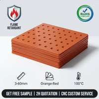 Plaque de bakélite composite polymère AOXING de qualité supérieure, stratifié en résine époxy 3021, 1mm-50mm, conforme ROHS, haute température, pour fixation de circuits imprimés CNC