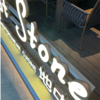 Signes muraux extérieurs de lettre d'éclairage de diode de LED 3D pour le magasin de canal d'hôpital de société d'éclairage de caractère de studio de danse