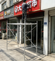 Échafaudage en acier galvanisé haute résistance, résistant à la corrosion, pour chantier, entrepôt et atelier