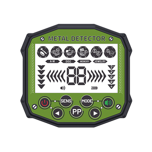 Detector de Metales Portátil con Pantalla LCD Verde, Multifrecuencia, 12 Pulgadas, Sensibilidad para Adultos, Uso en Prospección - Product Image 4