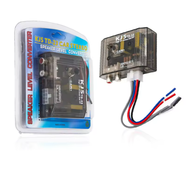 RC Professional Car Audio RCA Car Speaker High to Low Level Summing Line Output Converter & Wiring Adapter Auto Accessories