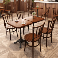 holzrestaurantmöbel esstisch und stühle rundtisch café restaurant esstisch quadratischer tisch und stuhl café tische
