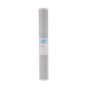 Kartrid filter air 20 inci, Cartridge Filter blok karbon aktif kelapa untuk pra-penyaringan