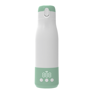 Nouveau chauffe-<span class=keywords><strong>biberon</strong></span> portable 2025 pour voyage, rechargeable USB-C 9000 mAh, chauffage rapide avec écran LED et arrêt automatique - Product Image 1