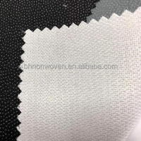 Tissu de doublure synthétique pe à double points, blanc noir, largeur 150cm, vente en gros, 65g, chine
