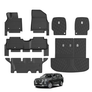 Противоскользящие автомобильные коврики TXR, коврики без запаха, всепогодные защитные коврики, подкладка для автомобилей, для Hyundai <span class=keywords><strong>Palisade</strong></span> 2020- - Product Image 1