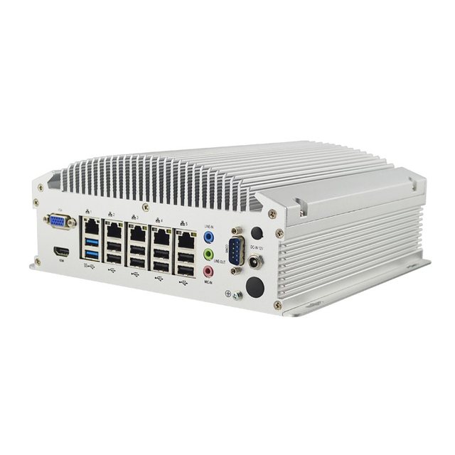 Adicomp Industrial Embedded Computer I3/I5/I7 CPU Linux/Windows/Ubuntu System DDR3 Double Rail Traffic Fanless Industrial