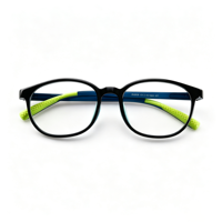 Gafas Ópticas para Niños CF-89005, Anti Luz Azul, Control de Miopía, Montura Ligera de TR90, Almohadillas Nasales de Silicona Suave, Lentes TAC, Escolares