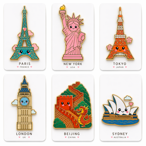 Imán <span class=keywords><strong>de</strong></span> nevera personalizado con diseño <span class=keywords><strong>de</strong></span> monumentos, Torre <span class=keywords><strong>Eiffel</strong></span>, <span class=keywords><strong>Estatua</strong></span> <span class=keywords><strong>de</strong></span> <span class=keywords><strong>la</strong></span> <span class=keywords><strong>Libertad</strong></span>, Big Ben, recuerdo <span class=keywords><strong>de</strong></span> viaje, imán turístico <span class=keywords><strong>de</strong></span> metal - Product Image 2