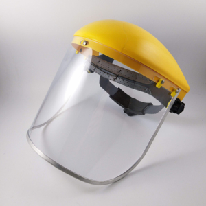 フェイスシールド安全ハーフヘルメットアルミ労働者保護安全フェイスシールドPVC素材 - Product Image 2